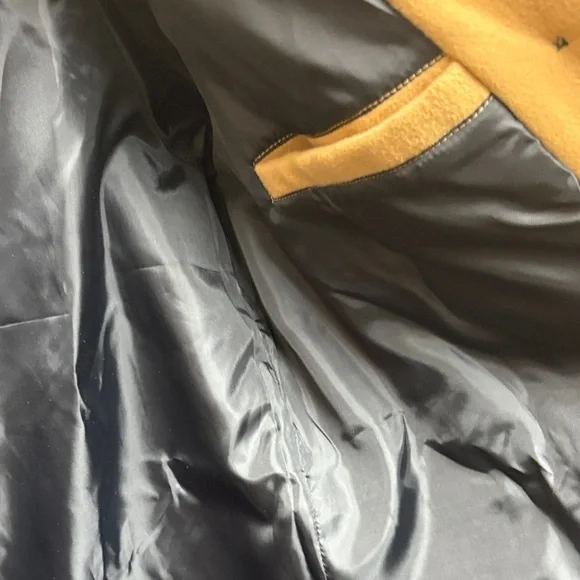 Classic Tan Double-Breasted Pea Coat - Picture 8 of 12